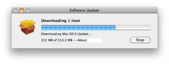 Mac update bar