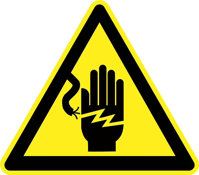 electricity warning sign